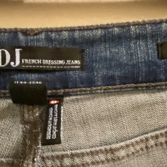 FDJ French Dressing Jeans Sixe 8 Olivia Embroidered Slim Leg Floral Flowers - Picture 5 of 9